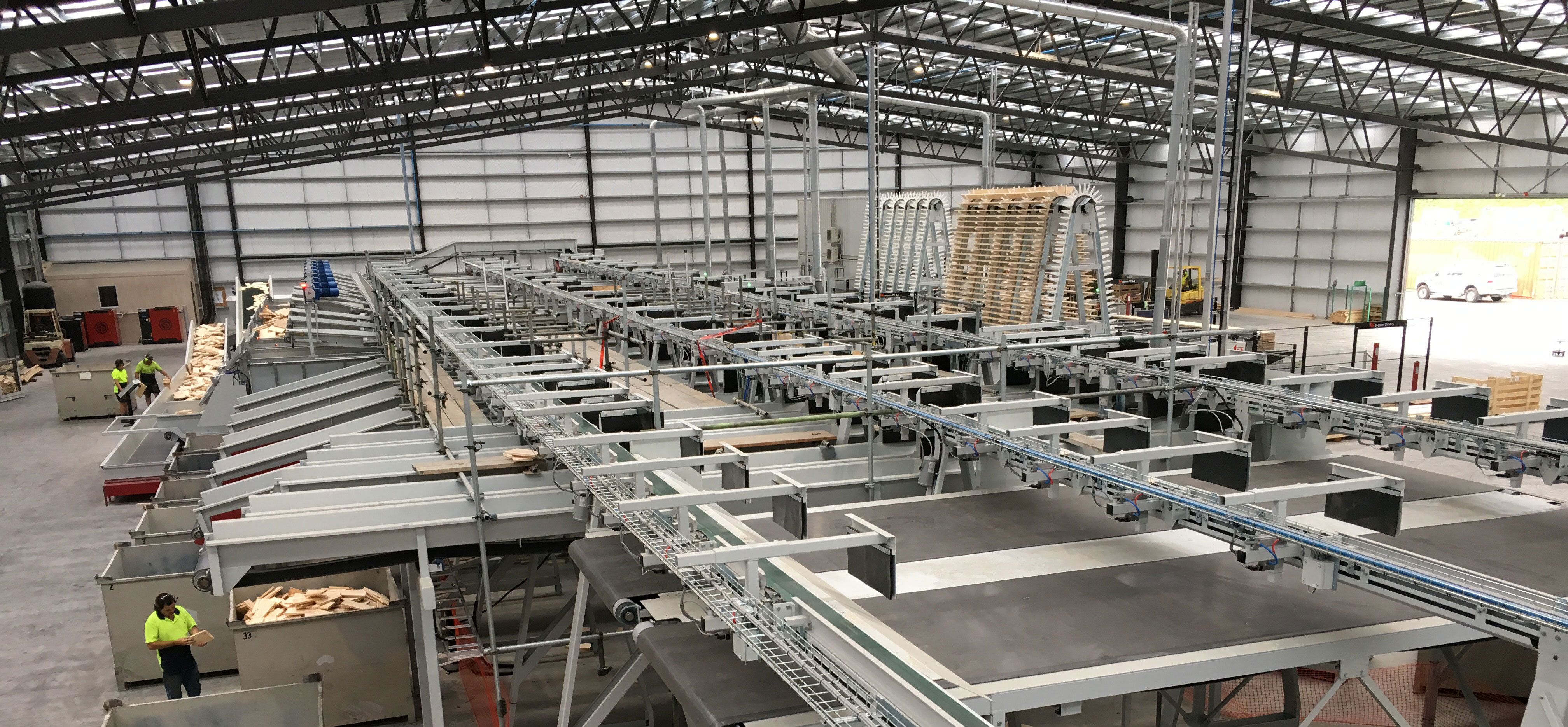 Goldeneye: Cross-cut and finger-jointing line in New Zealand